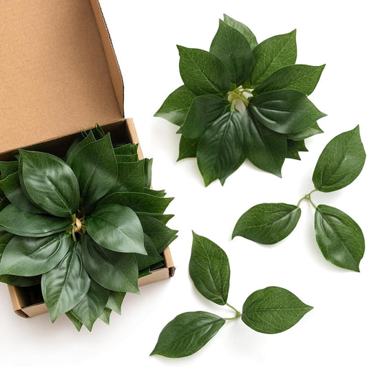 Artificial Gardenia Leaves, 35Pcs