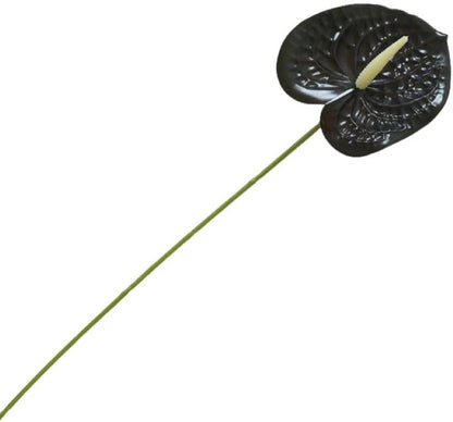 8 Pcs 23-5/8 inch Artificial Anthurium Flowers Real Touch Fake Flower