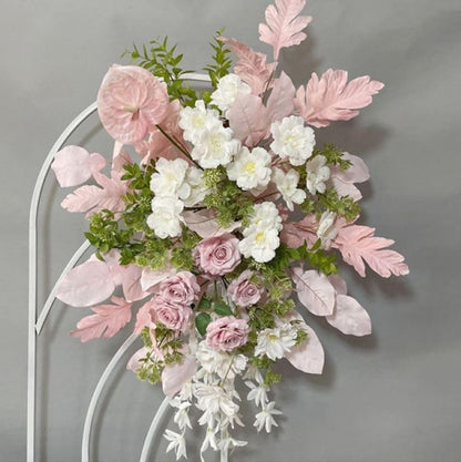 8 Pcs 23-5/8 inch Artificial Anthurium Flowers Real Touch Fake Flower