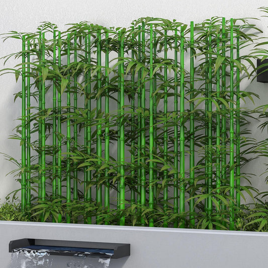 Artificial Bamboo Tree 5ft Fake Bamboo Privacy Screen Plants 10Pack