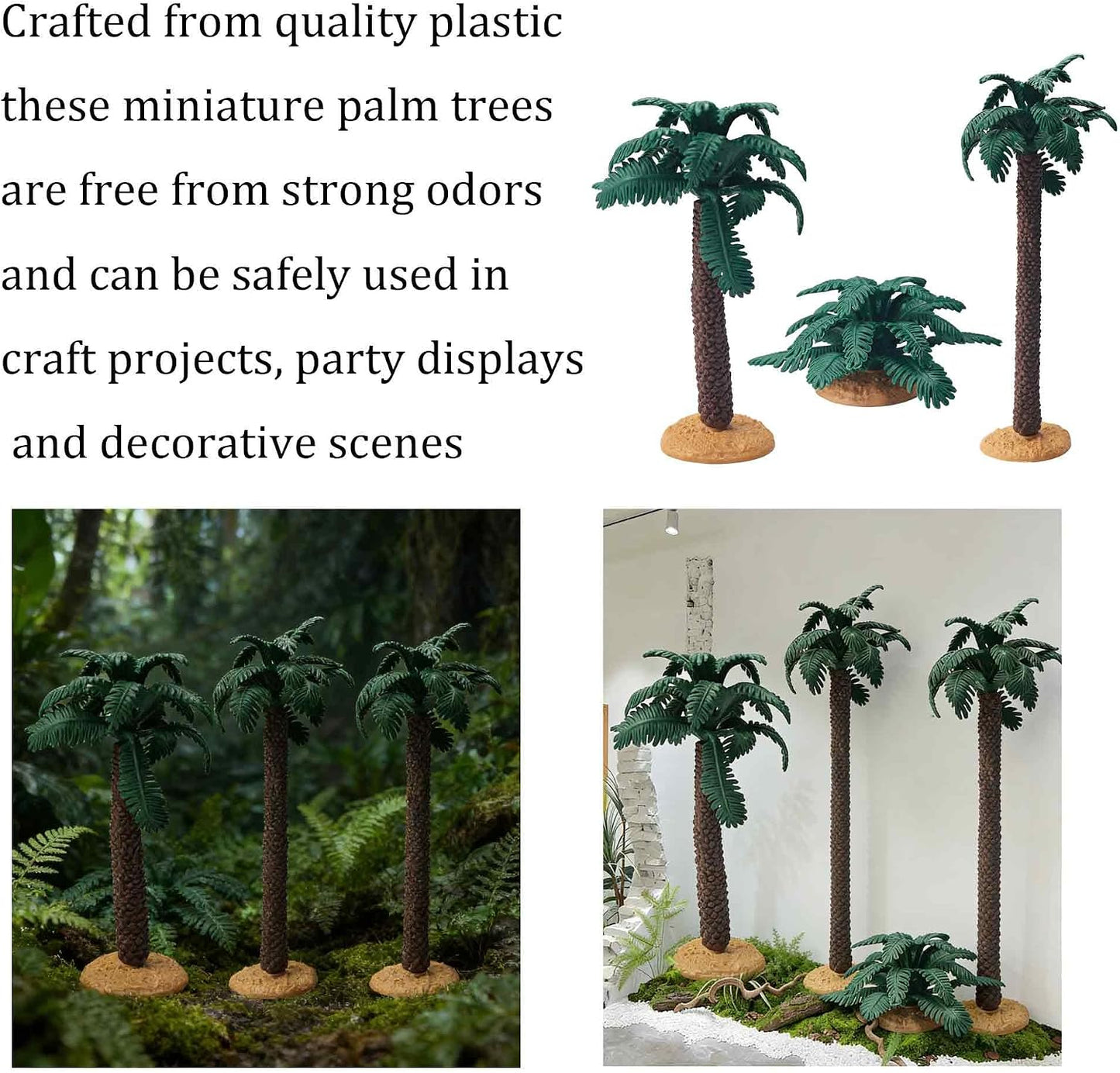 3Pcs Small Slate Rocks, Aquarium Stones, Decorative Tank Rocks for Fish, Turtle, Reptile, Bonsai, Terrarium, Landscaping, Model Scenery, Miniature Zen Garden, Easy to Clean