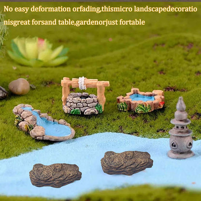 3Pcs Small Slate Rocks, Aquarium Stones, Decorative Tank Rocks for Fish, Turtle, Reptile, Bonsai, Terrarium, Landscaping, Model Scenery, Miniature Zen Garden, Easy to Clean