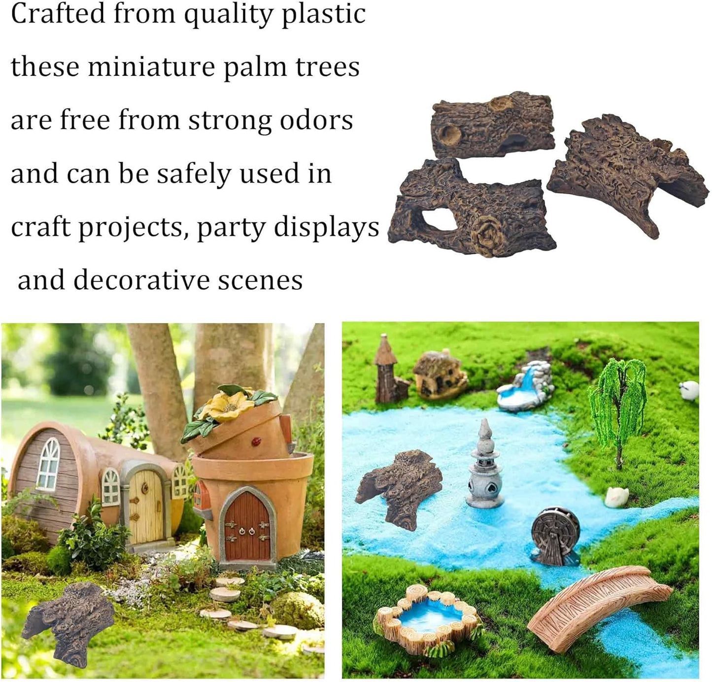 3Pcs Small Slate Rocks, Aquarium Stones, Decorative Tank Rocks for Fish, Turtle, Reptile, Bonsai, Terrarium, Landscaping, Model Scenery, Miniature Zen Garden, Easy to Clean