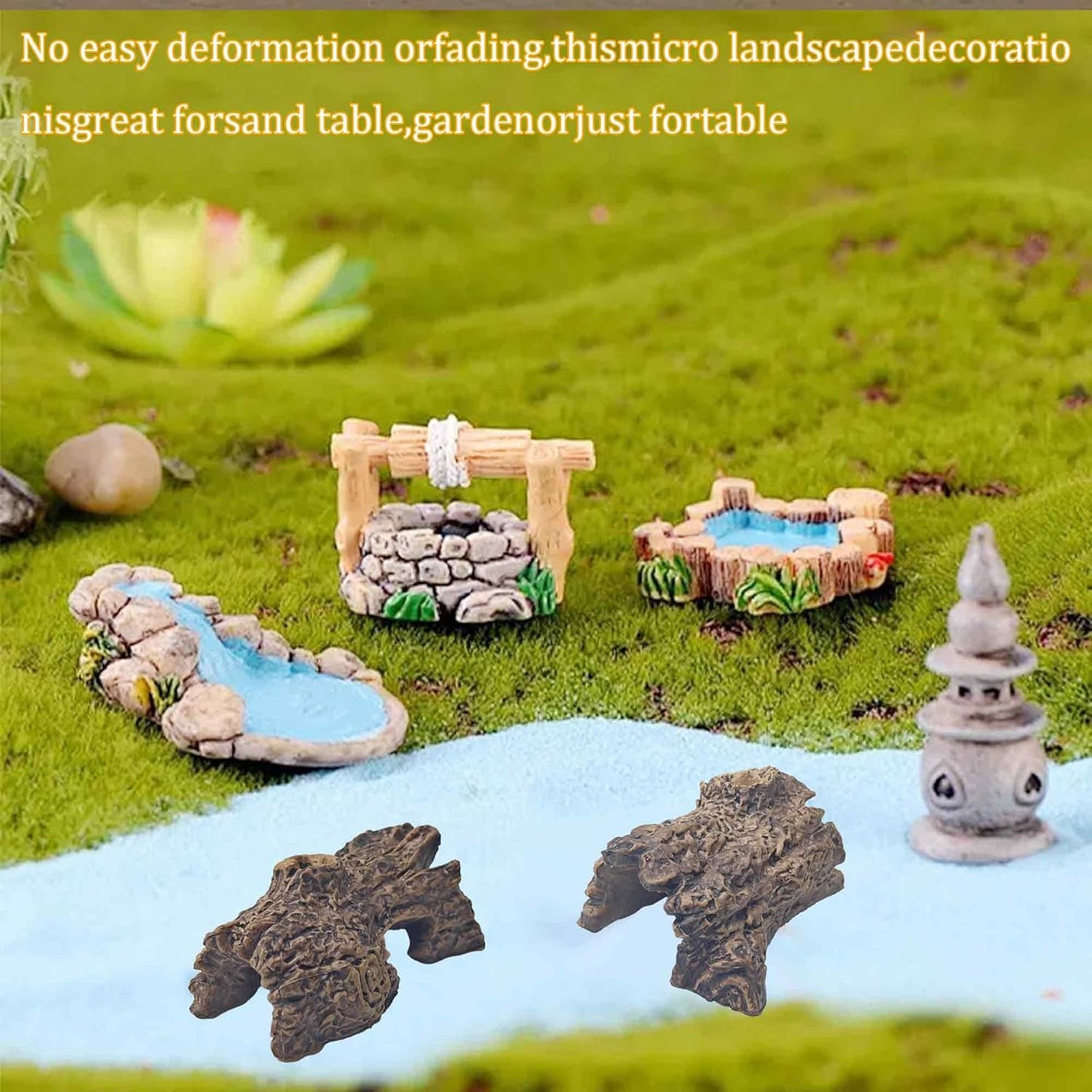 3Pcs Small Slate Rocks, Aquarium Stones, Decorative Tank Rocks for Fish, Turtle, Reptile, Bonsai, Terrarium, Landscaping, Model Scenery, Miniature Zen Garden, Easy to Clean
