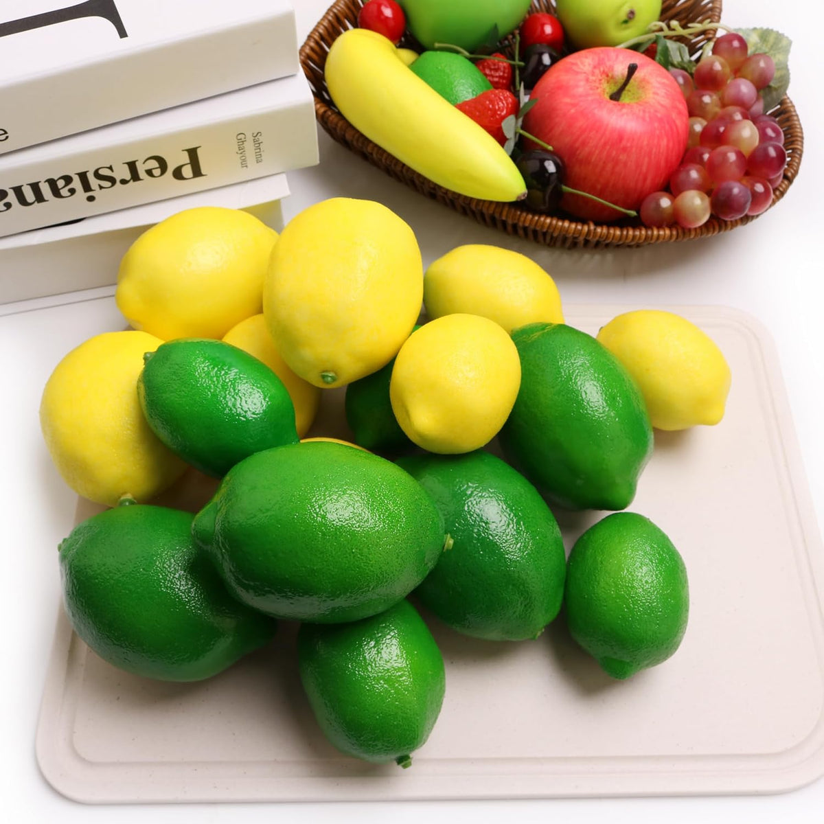 6PCS Simulation Peach Fruit Set Fake Peach