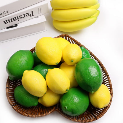 6PCS Simulation Peach Fruit Set Fake Peach