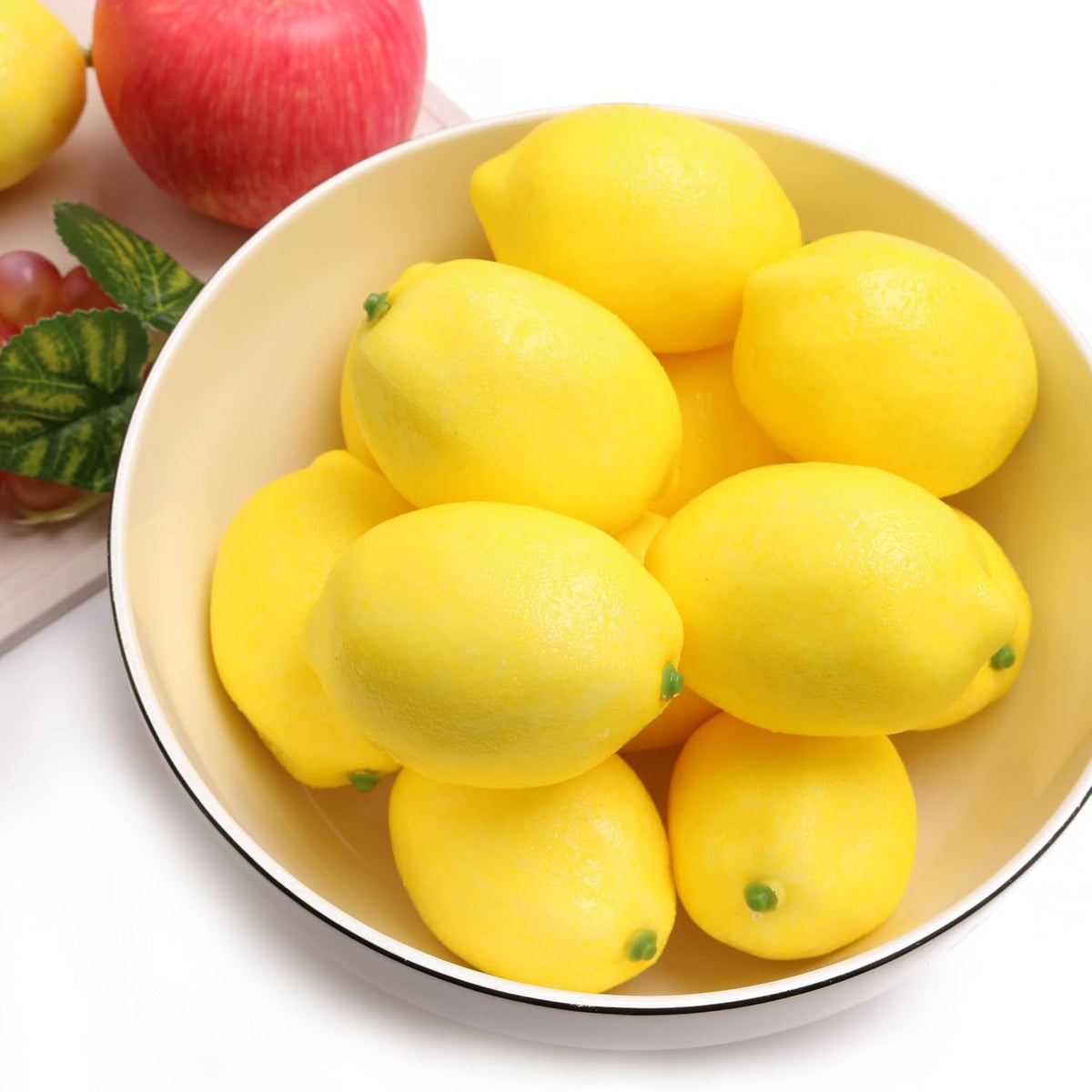 6PCS Simulation Peach Fruit Set Fake Peach