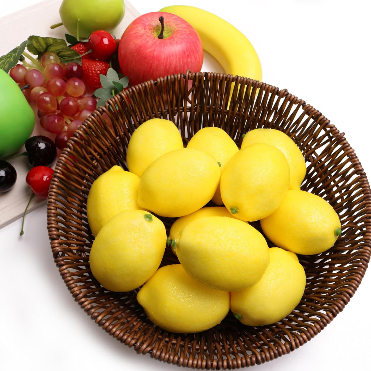 6PCS Simulation Peach Fruit Set Fake Peach