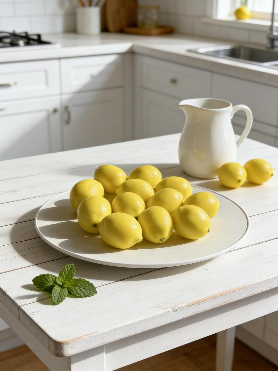 6PCS Simulation Peach Fruit Set Fake Peach