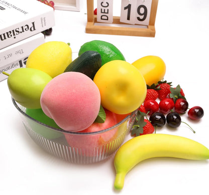 6PCS Simulation Peach Fruit Set Fake Peach