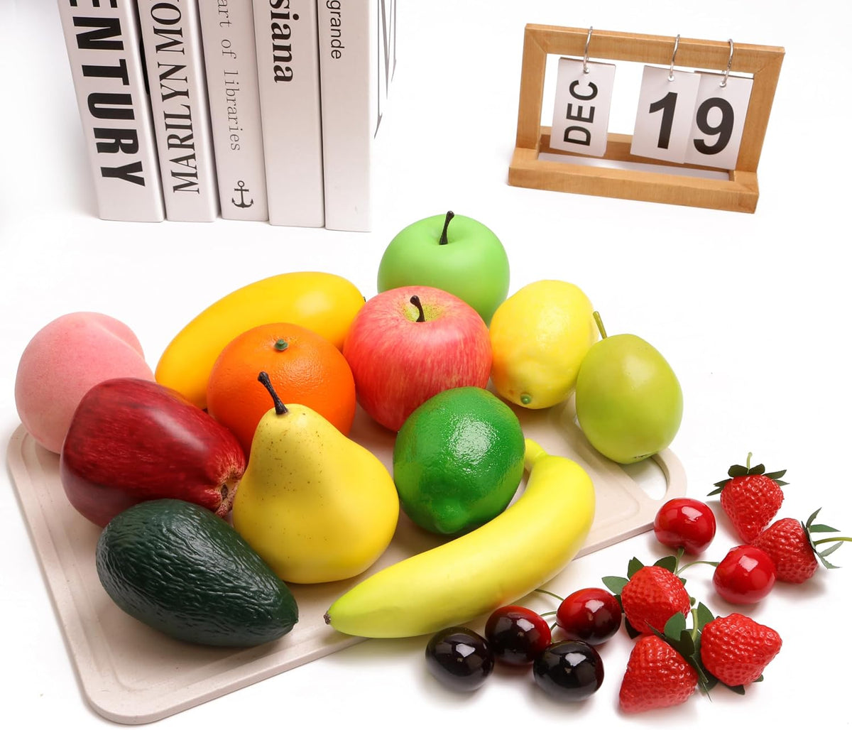 6PCS Simulation Peach Fruit Set Fake Peach