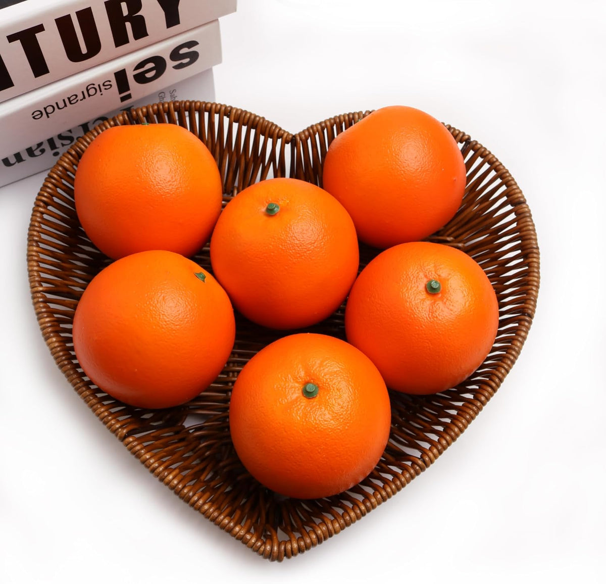 6PCS Simulation Peach Fruit Set Fake Peach