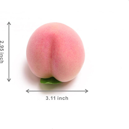 6PCS Simulation Peach Fruit Set Fake Peach