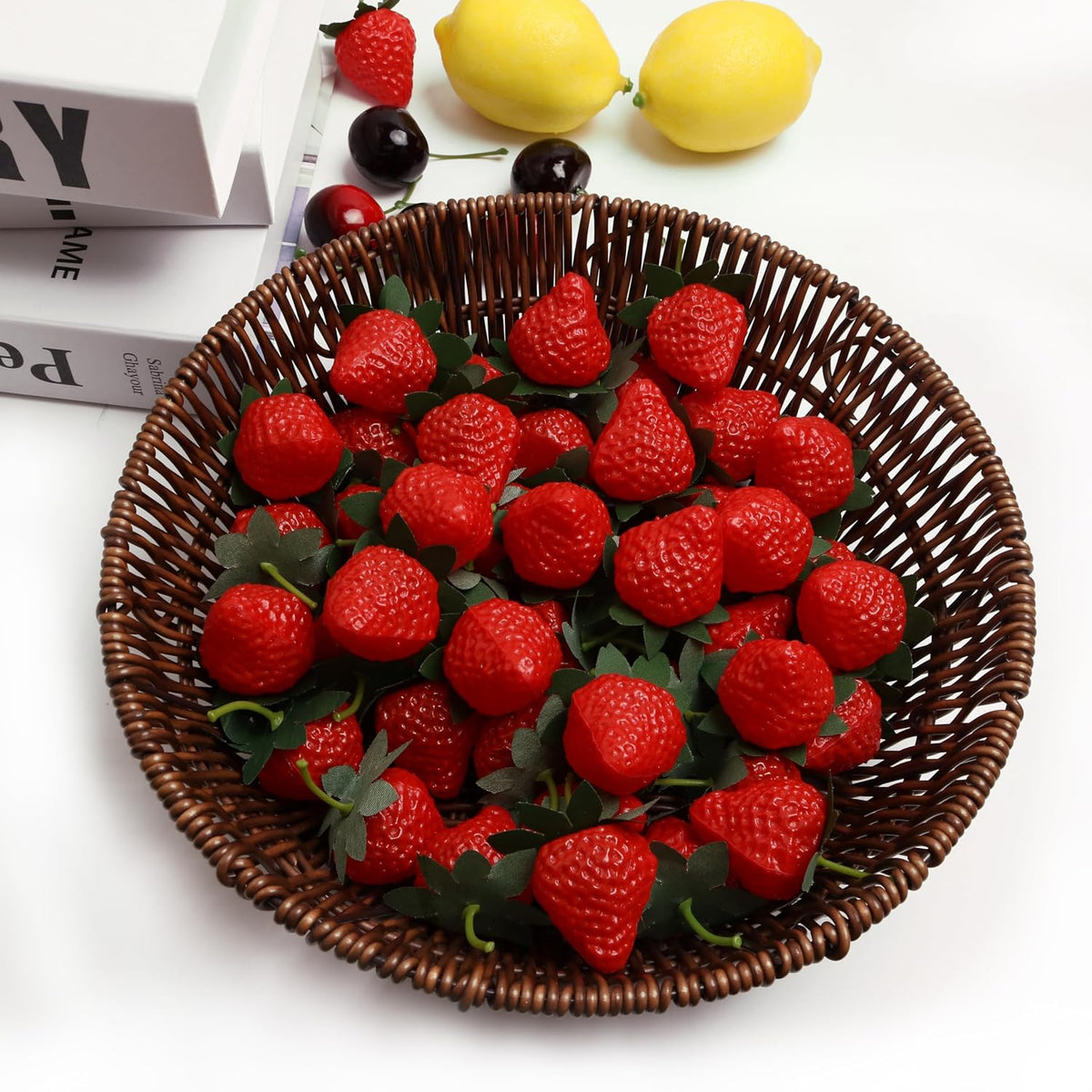 6PCS Simulation Peach Fruit Set Fake Peach