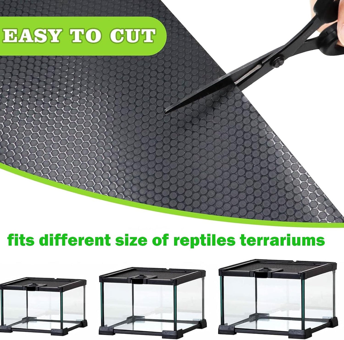 Bearded Dragon Tank Accessories Non-Adhesive Reptile Carpet Bedding