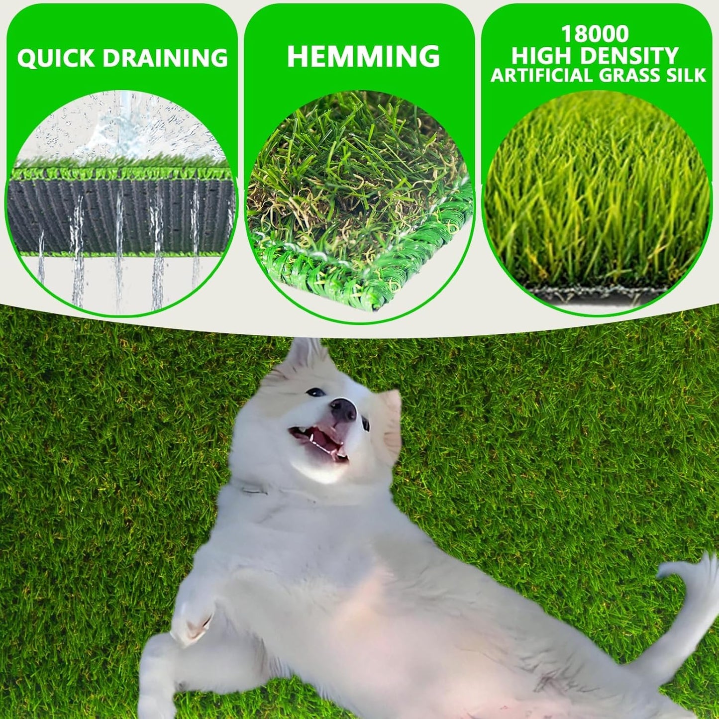 Reusable Dog Loo System with Artificial Grass Turf&Pee Pads&Tray, for Puppy Potty Training is Portable&Easy to Clean,35x23in Large Dog Litter Box Toilet for Indoor/Outdoor use（Extra Large）