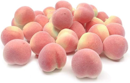 Mini Artificial Peach Fake Peach Fruit Small Simulation Lifelike for Home Cabinet Table Party Decoration Photography Prop 20 Pcs