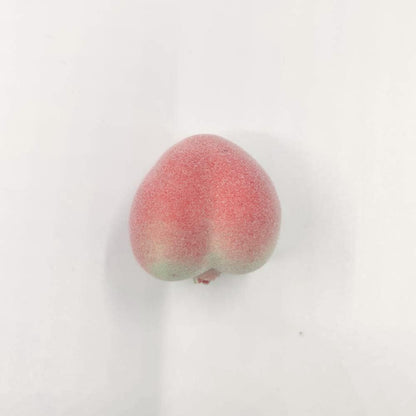 Mini Artificial Peach Fake Peach Fruit Small Simulation Lifelike for Home Cabinet Table Party Decoration Photography Prop 20 Pcs