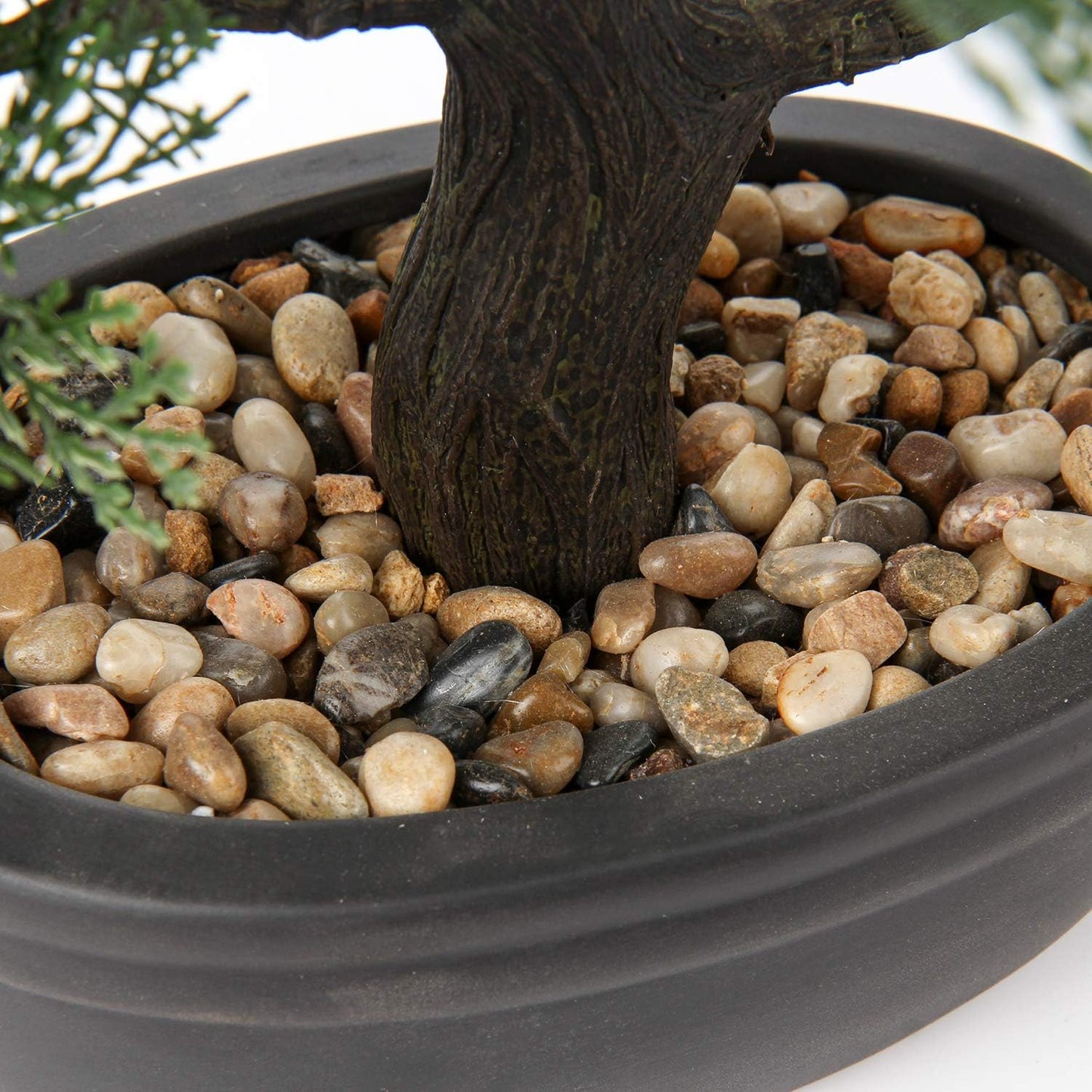 Artificial Bonsai Tree Juniper Faux Plants Indoor Fake Plants Decor with Ceramic Pots for Home Table Office Desk Bathroom Shelf Bedroom Living Room Farmhouse Decorations