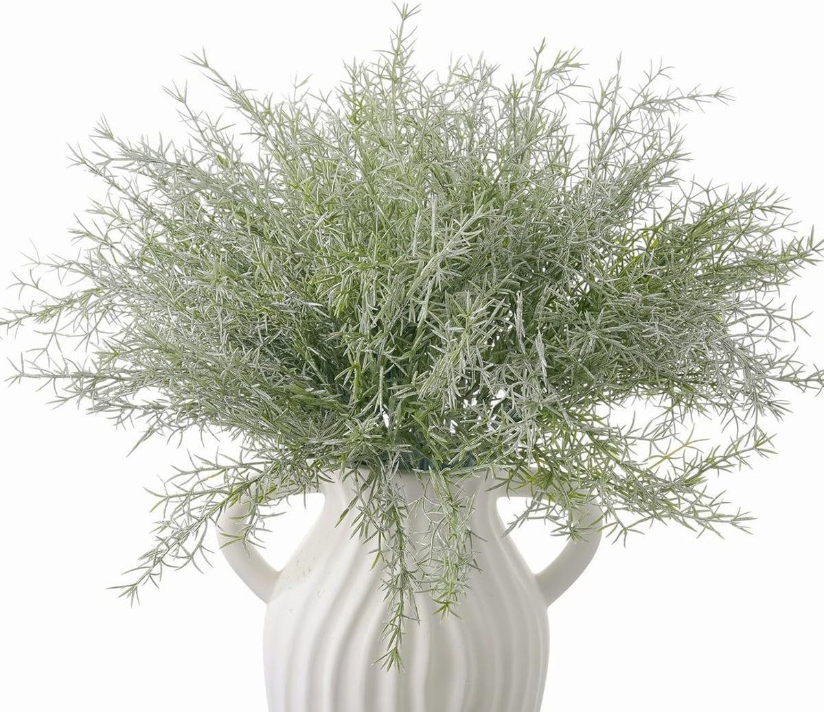 3 Bundles Faux Rosemary Plants Artificial Rosemary Branches Green Fake Plastic Greenery Stems for Home Garden Party Wedding Decoration