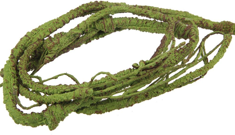 Flexible Realistic Jungle Vines Pet Habitat Decor for Lizard,Frogs, Snakes,Chameleons and More Reptiles, 3.6ft Long
