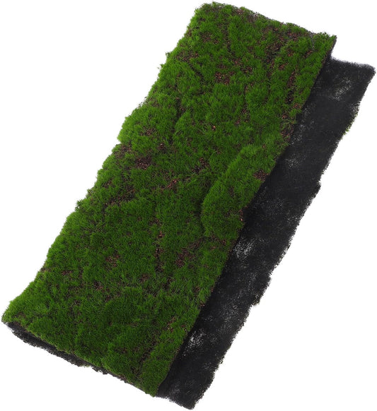 Artificial Moss Mat 30cm Faux Grass Turf for Terrarium Supplies Reptile Habitat Decorative Moss Mat for Crafts and Planters Home Décor