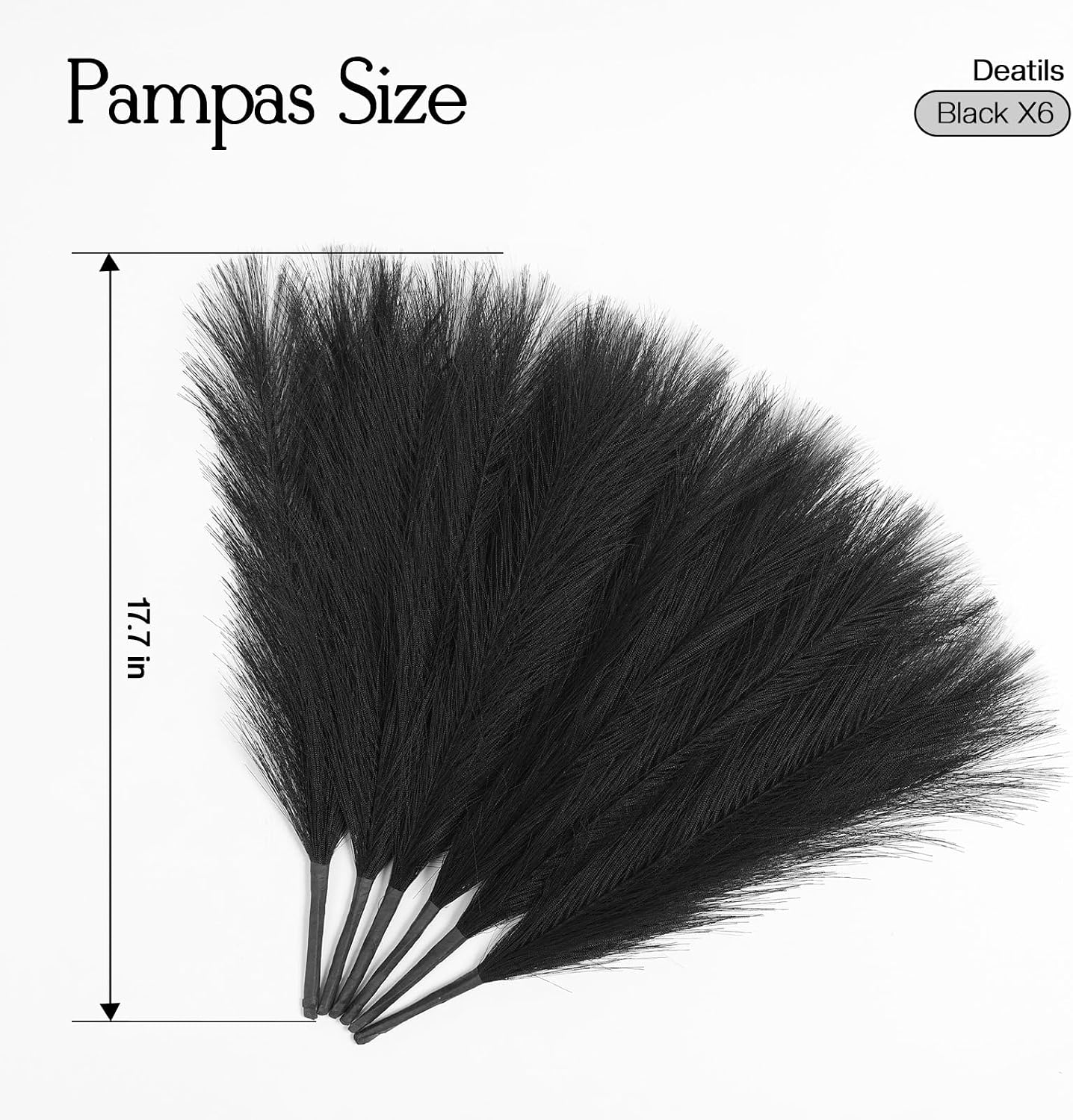 Faux Pampas Grass Decor 17.7 Inch 30pcs, Artificial Pompas Grass Bulk Artificial Dried Flower Small Vase Filler for Boho Home Wedding Decoration (Blue)