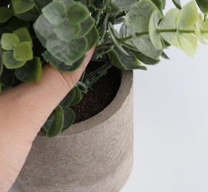 Fake Plants,3PCS Artificial Plants Indoor Eucalyptus Desk Decor