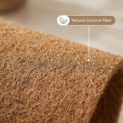 10Pcs Reptile Carpet Mat Chicken Coop Floor Liner Nesting Mat Natural Coconut Fiber Pet Mat Substrate Liner Terrarium Planter Liner for Lizard Turtle Snake Gecko Bearded Dragon Tortoise 12*12"