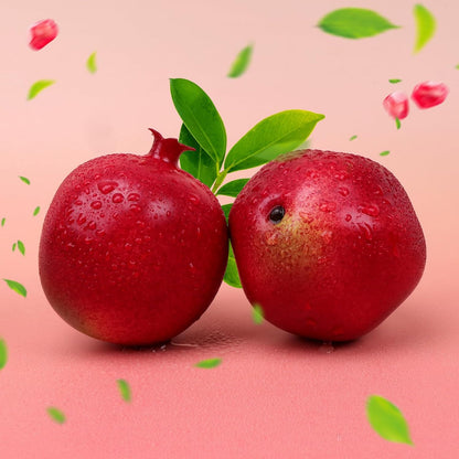 6pcs High Grade Fake Peach Decoration Artificial Realistic Fruit Model for Home Party Holiday Festival Christmas Display