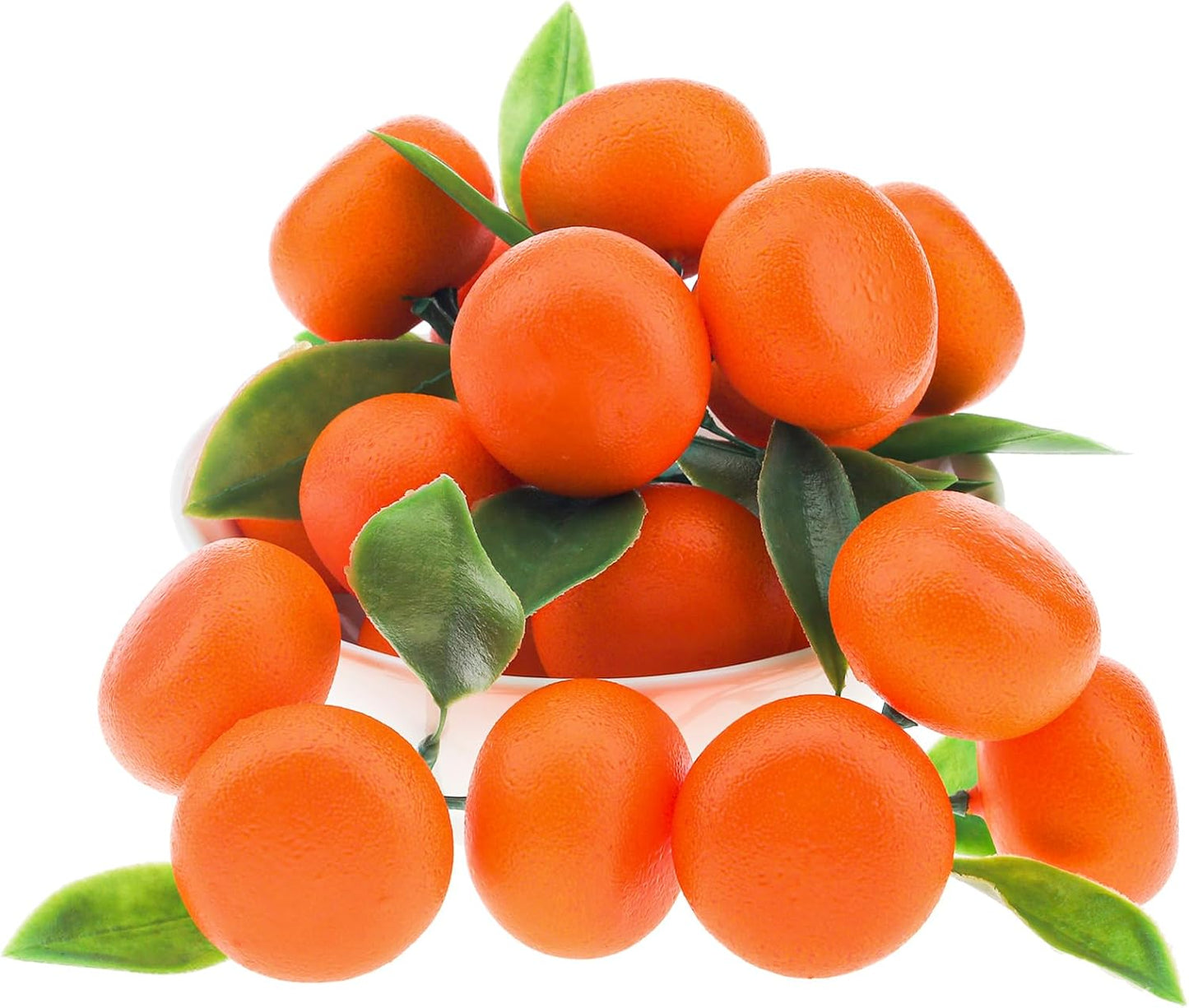 6pcs High Grade Fake Peach Decoration Artificial Realistic Fruit Model for Home Party Holiday Festival Christmas Display
