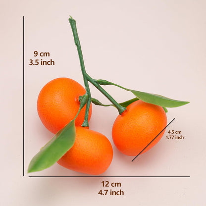 6pcs High Grade Fake Peach Decoration Artificial Realistic Fruit Model for Home Party Holiday Festival Christmas Display
