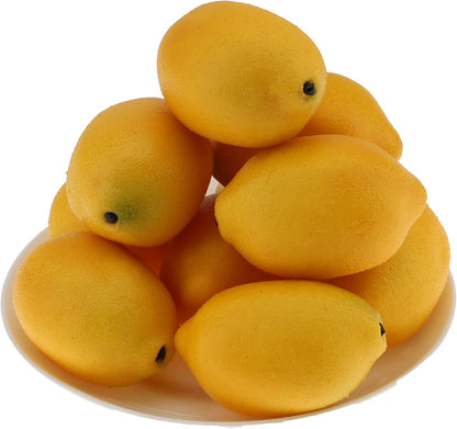 6pcs High Grade Fake Peach Decoration Artificial Realistic Fruit Model for Home Party Holiday Festival Christmas Display