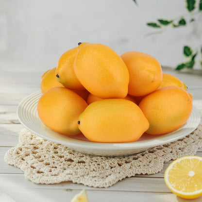 6pcs High Grade Fake Peach Decoration Artificial Realistic Fruit Model for Home Party Holiday Festival Christmas Display