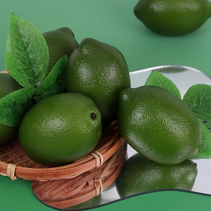 6pcs High Grade Fake Peach Decoration Artificial Realistic Fruit Model for Home Party Holiday Festival Christmas Display