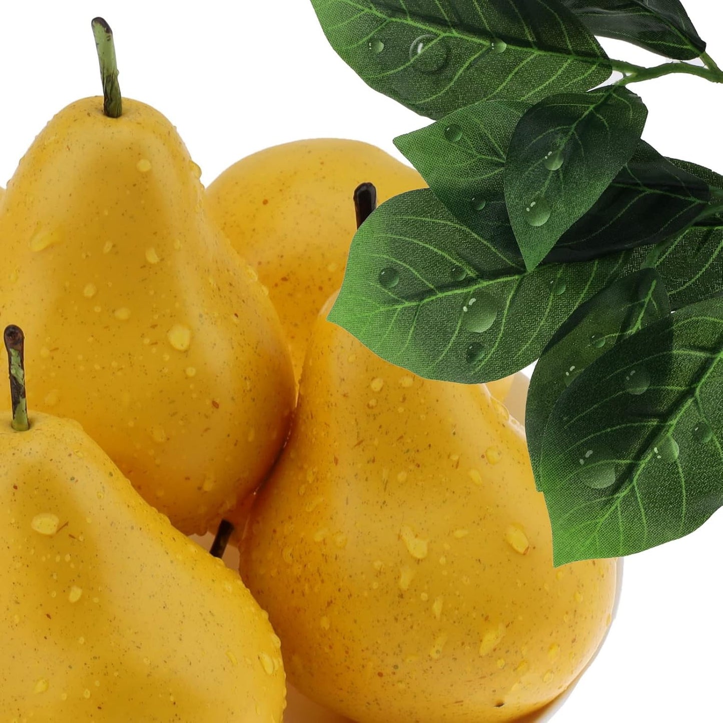 6pcs High Grade Fake Peach Decoration Artificial Realistic Fruit Model for Home Party Holiday Festival Christmas Display