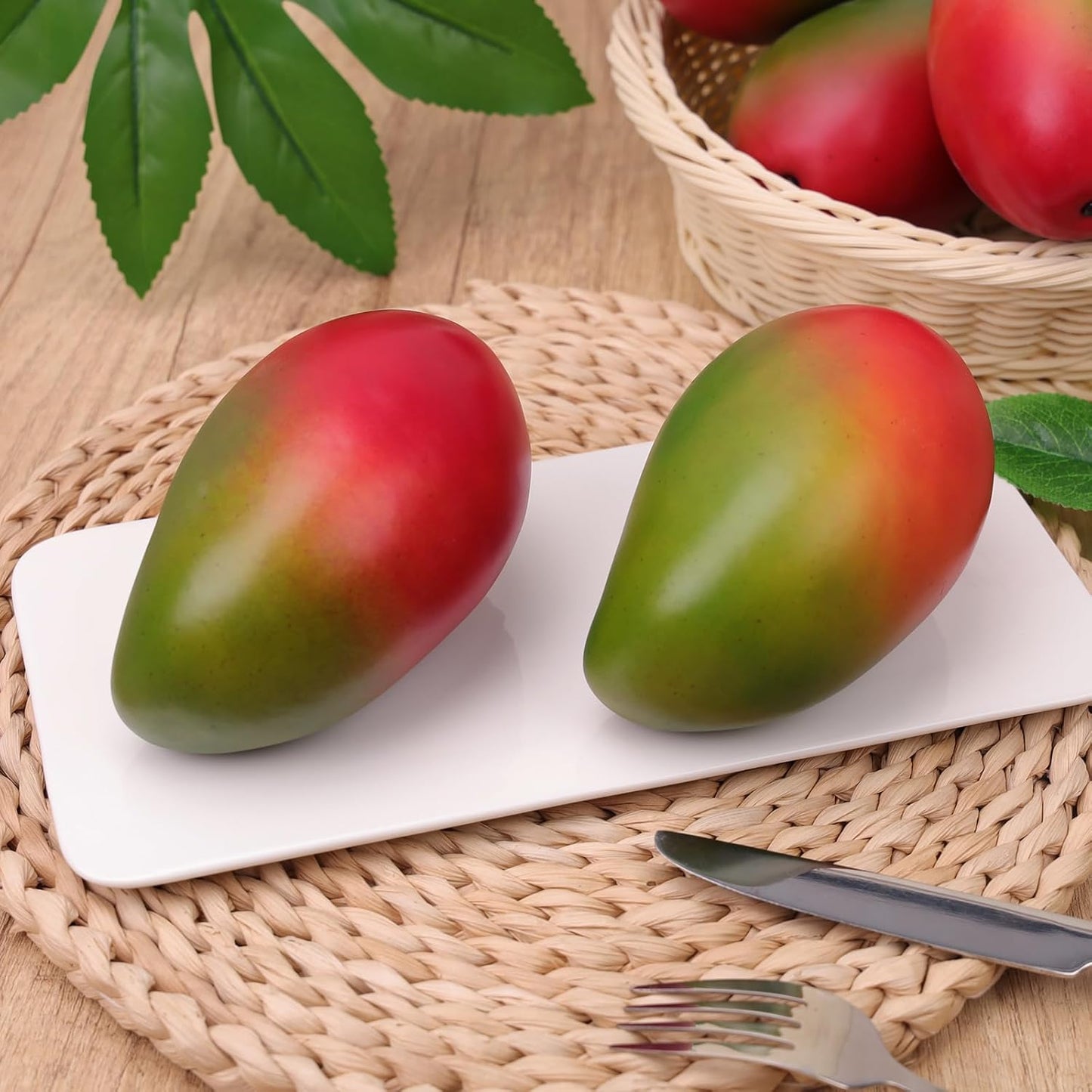 6pcs High Grade Fake Peach Decoration Artificial Realistic Fruit Model for Home Party Holiday Festival Christmas Display