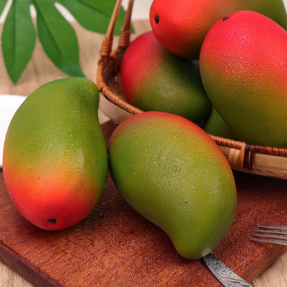 6pcs High Grade Fake Peach Decoration Artificial Realistic Fruit Model for Home Party Holiday Festival Christmas Display