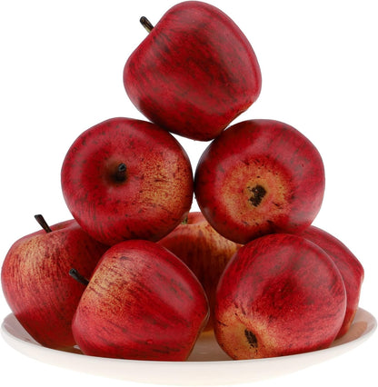 6pcs High Grade Fake Peach Decoration Artificial Realistic Fruit Model for Home Party Holiday Festival Christmas Display