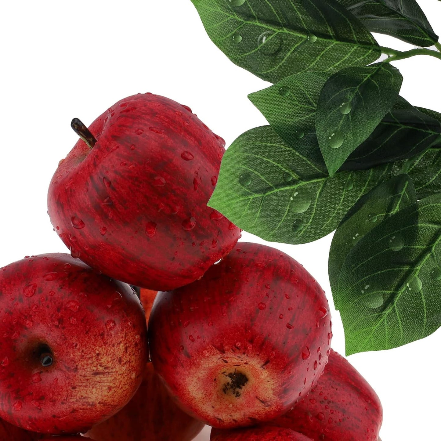 6pcs High Grade Fake Peach Decoration Artificial Realistic Fruit Model for Home Party Holiday Festival Christmas Display