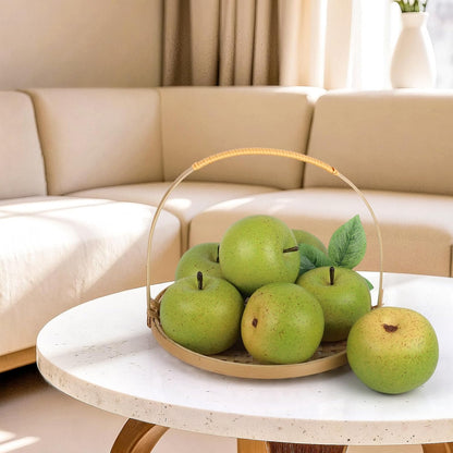 6pcs High Grade Fake Peach Decoration Artificial Realistic Fruit Model for Home Party Holiday Festival Christmas Display