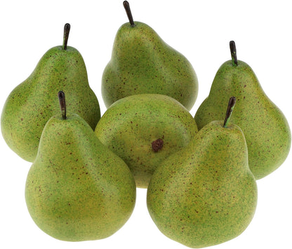 6pcs High Grade Fake Peach Decoration Artificial Realistic Fruit Model for Home Party Holiday Festival Christmas Display