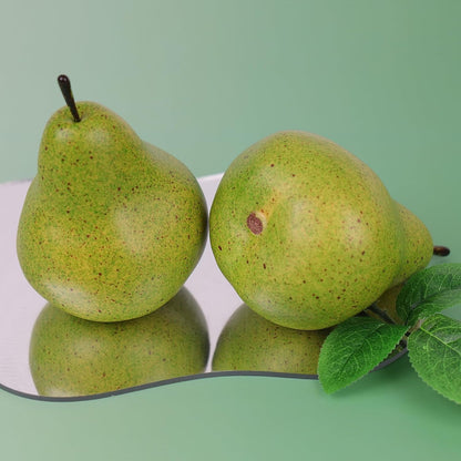 6pcs High Grade Fake Peach Decoration Artificial Realistic Fruit Model for Home Party Holiday Festival Christmas Display