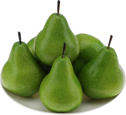 6pcs High Grade Fake Peach Decoration Artificial Realistic Fruit Model for Home Party Holiday Festival Christmas Display