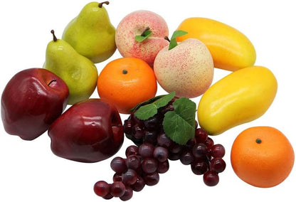 12pcs Artificial Peach Simulation Fruit for Home Kitchen Table Cabinet Party Décor Photography Props Food