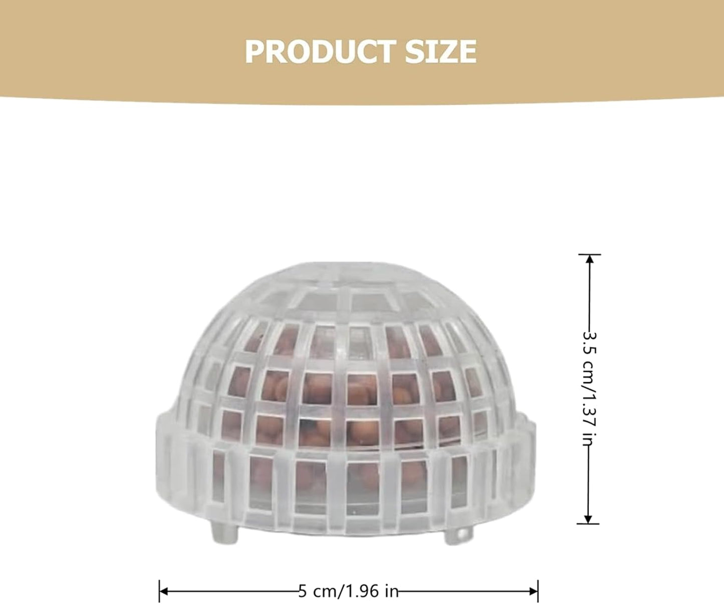 3 PCS Aquarium Moss Ball Holder Professional Aquarium Plant Holder Plastic Moss Ball Fish Tank Plant Holder with Filter Stone for Fish Tank Accessories