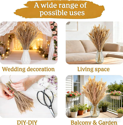 Pampas Grass Decor, Dried Flowers Bouquet for Boho Home Farmhouse Decor
