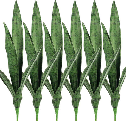 Artificial Plants 6PCS 27“ Fake Tall Onion Grass Faux Plant,Artificial Grass Greenery Shrubs Bushes for Garden Porch Window Box Shop Office Home Décor