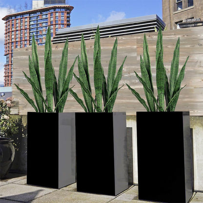 Artificial Plants 6PCS 27“ Fake Tall Onion Grass Faux Plant,Artificial Grass Greenery Shrubs Bushes for Garden Porch Window Box Shop Office Home Décor