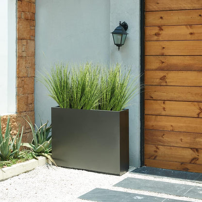 Artificial Plants 6PCS 27“ Fake Tall Onion Grass Faux Plant,Artificial Grass Greenery Shrubs Bushes for Garden Porch Window Box Shop Office Home Décor